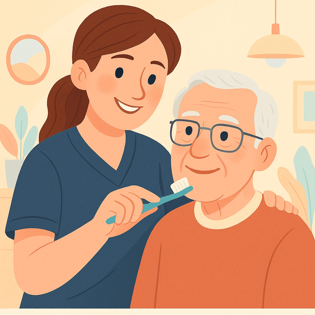 Marta pomagajaca seniorowi